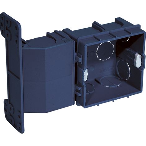 Boîte d'encastrement avec pattes chambranle - 1 poste - 52121 - Eur'ohm