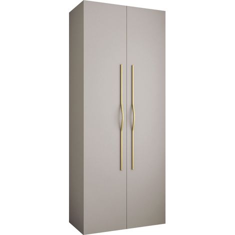 Armario Hartford 562, Cachemira, 246x100x42cm, Puertas de armario: Con bisagras, Número de estantes: 6 (1/5)