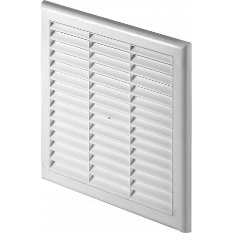 Rejilla de ventilación awenta tk11 PVC 19 cm cuadrada