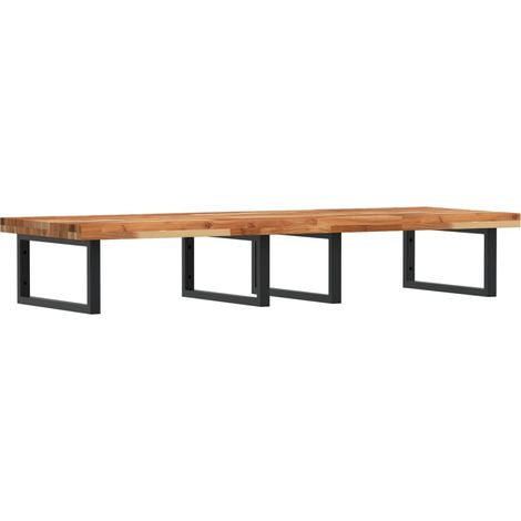 Maison Exclusive - Waschbeckenregal Wandmontage Stahl und Akazien