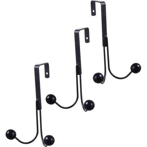 Piece Over the Door Hanger Set Heavy Duty Iron No Drilling
