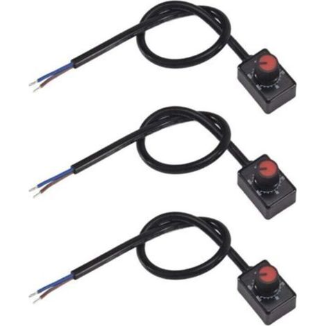 Gradateur LED PWM Passif Bouton DC 0-10V pour Variateur d'Intensité Lumineuse 3 Pièces (1/4)