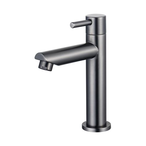 Fortifura Calvi Robinet lave-mains - 14.4cm - à poser - 1 trou - Finition PVD brosse gunmetal.
