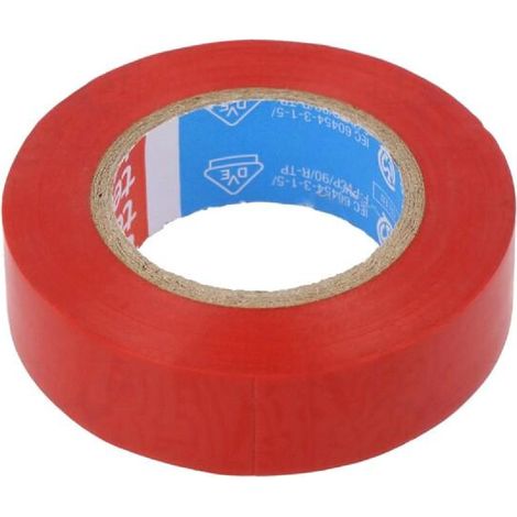 Ruban electro-isolant Rouge -10m