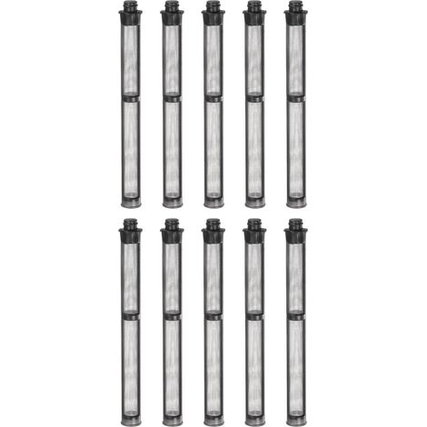 Filtres pour pistolet à peinture airless sourcing map (lot de 10), maille 60, longueur 110 mm,