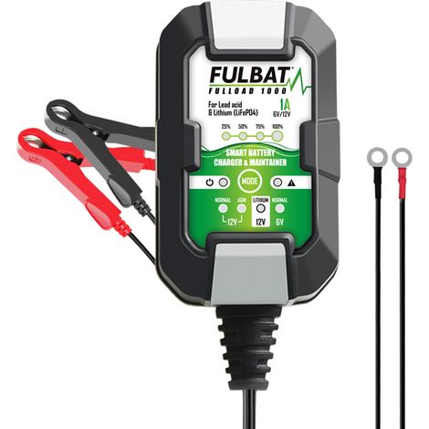 Cargador Fulbat fulload 1000 - Cargador de 6V/12V 1A (NUEVO) (1/2)