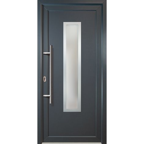 Signum ExklusivPVC Model 32, innen: titan, außen: titan, Breite: 108cm, Höhe: 200cm, Öffnungsrichtung: DIN links