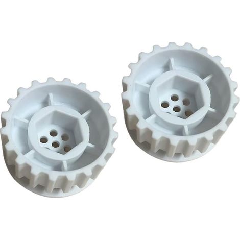 Roue arrière de rechange pour Dolphin 9983112 compatible avec S300 pour robot nettoyeur de piscine dx4, accessoire de mobilité améliorée, longue durée (2 pièces) (1/5)