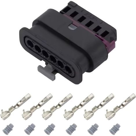 61132359993 Connecteur électrique pour feu arrière de voiture 6 broches Connecteur électrique de rechange pour 1, 2, 3, 4 séries F20, F21, F30, F31, F22, F23, F28, M2, F32 (1/5)