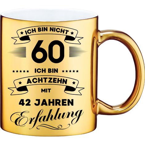 Tazza divertente, regalo per il 60° compleanno (1/2)