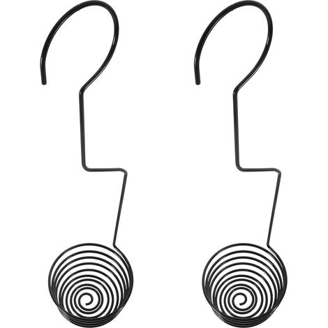 Lot de 2 Crochets Suspendre Spirale pour Plantes Aériennes Tillandsia Support Mural en Fer 37 CM Support Suspendu Décoratif pour Balcon Jardin et Intérieur Porte-Plantes (1/5)