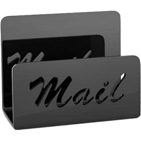 Présentoir pratique en acrylique pour enveloppes, organiseur de dossiers transparent, trieur de courrier, porte-lettres (1/4)