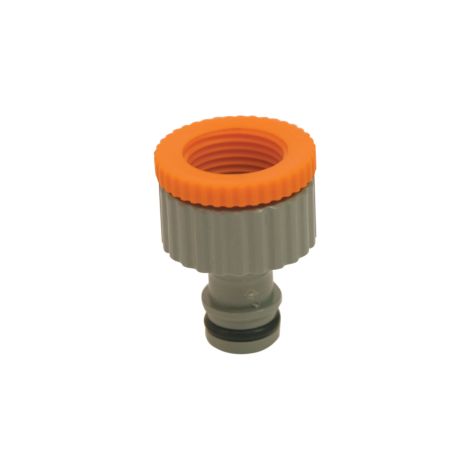 Prise Irrigo Art.3043 pour robinets 3/4" + re'duction a' raccord rapide irrigation jardin 1/2"