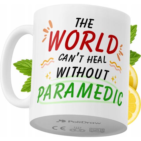 Mug humoristique pour ambulancier, avec un texte amusant et un design graphique original. Idéal pour les anniversaires, les fêtes et les occasions spéciales. Mug premium pour la maison, le bureau et l (1/5)