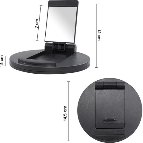 Support de table pliante téléphone portable miroir de voyage téléphone Tablet (1/5)