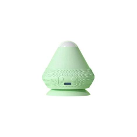 Balle de massage électrique à ventouse pour le dos et les épaules, verte, pour soulager la douleur-Crezuo