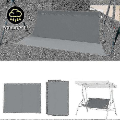Housse de rechange pour siège de balancelle compatible avec les balancelles/hamacs de jardin (2/3 places) F26 (1/5)