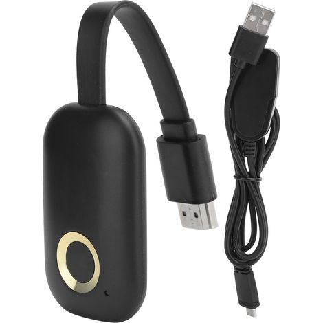 Adaptateur HDMI sans fil 2.4G WiFi G9 Plus pour miroir d'écran TV et streaming vidéo (1/5)
