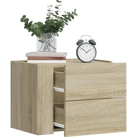 Wand-Nachttisch Sonoma-Eiche 45x30x35 cm