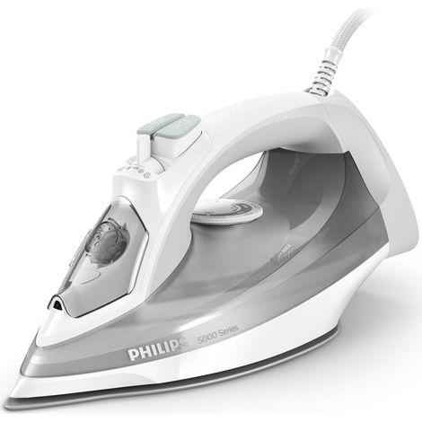Fer a repasser - PHILIPS - DST5010/10 - Fer a vapeur Série 5000 - 40gr/min vapeur continue - 2400W - Blanc (1/5)