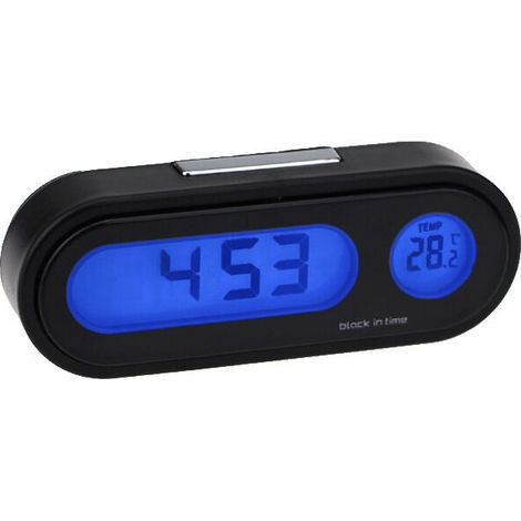 VURAHOME - Horloge de Voiture, Horloge numérique de Voiture avec thermomètre Horloge de Tableau de Bord de véhicule Mini (Car Digital Clock Thermometer) (1/5)