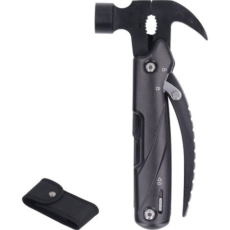 Mini marteau de griffe en acier à haute teneur en carbone, manche antidérapant multifonction, portable, pour le camping (1/5)