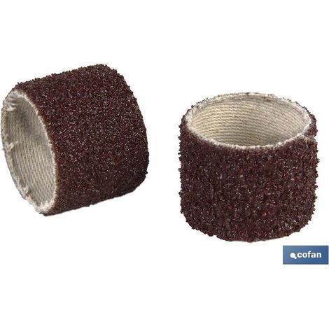 Pack de 100 manchons abrasifs de papier de verre 60x30 G-24 pour acier