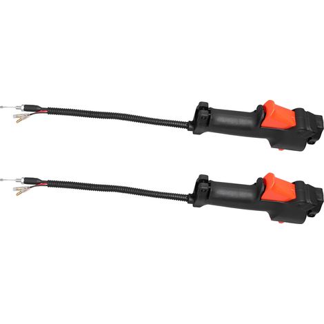 Ensemble de câble et support de gâchette d'accélérateur (2 pièces) compatible avec les débroussailleuses Stihl FS75, FS80 et FS85 (1/5)