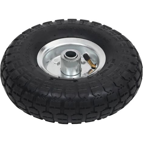 vidaXL Ruote Carrello a Mano 2 pz in Gomma 4.10/3.50-4 (260x83)