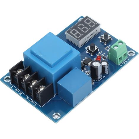 12V/24V-Batterieladegerät-Steuermodul, Schutzpanel mit AC220V-Digitalanzeige, intelligenter Laderegler (1/5)