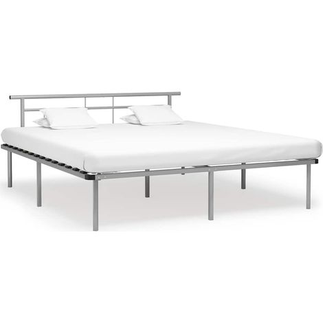 Maison Exclusive - Giroletto Grigio in Metallo 200x200 cm (1/5)