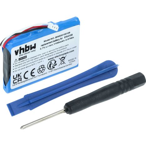 vhbw Battery compatible with Apple iPod A1040, M8948LL/A, 3rd Generation, M8948LL, 40GB MP3-Player Music Player (1100 mAh, 3.7 V, Li-Ion)