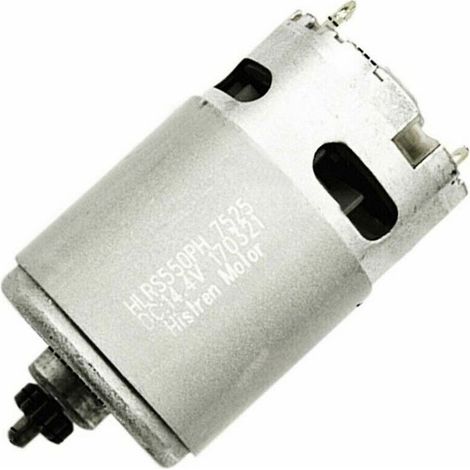 Jalleria Moteur 13 dents 14,4 V pour Bosch GSR GSR14.4-2-Li PSR14.4 Li-2, pièces de rechange durables pour moteur de perceuse, outils électriques en métal Accessoires de rechange