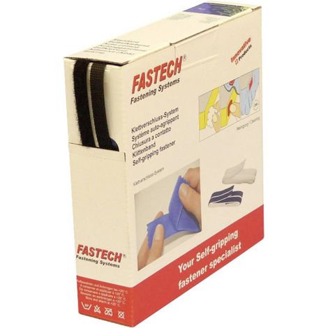 FASTECH® B10-SKL999910 Nastro a strappo per incollaggio colla a caldo Lato morbido e lato rigido (L x L) 10 m x 10 mm N (1/2)