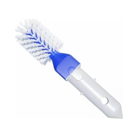 1pc Coin Brosse Piscine Coin Brosse Piscine Étape Coin Poignée Brosse À Récurer Brosse Pour Piscine Bain À Remous Spa Coin Piscine Étape De Nettoyage (1/4)
