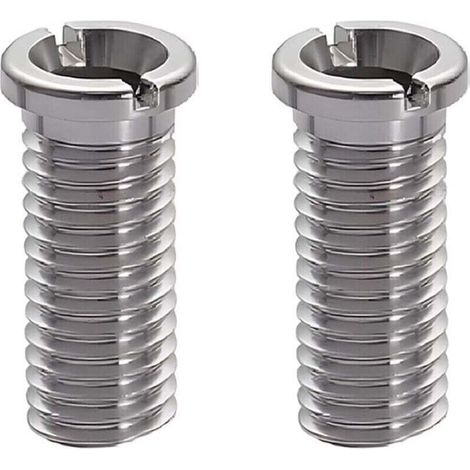 2 Stück silberne Schrauben für Spülbeckenkorb, Edelstahl-Hohlschrauben, Abflussstopfenschrauben, für Küchenspülen-Abflussstopfen, Küchenwaschbecken, Küchenspülenzubehör (40 mm Silber)