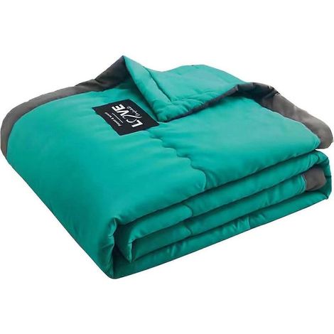 Couverture rafraîchissante pour enfants et adultes, couverture d'été légère et glacée, couette rafraîchissante pour les personnes qui ont chaud et qui transpirent la nuit, en coton lavé (1/5)