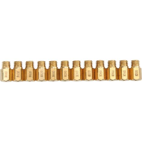 Set di ugelli metallici di ricambio per getti principali del carburatore per Mikuni VM TM TMX 330 440-Crezuo