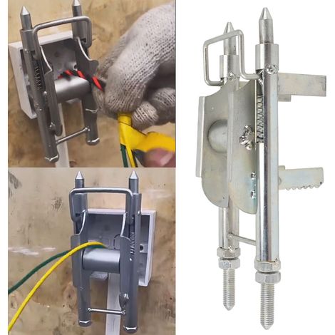 Outil de tirage de câbles pour électricien, outil de tirage de câbles pour une seule personne, universel pour boîtes de jonction et boîtes électriques, avec poulie, outil de rénovation. (1/5)