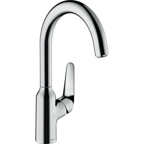 Mitigeur monocommande pour évier de cuisine en laiton chromé - Hansgrohe Focus