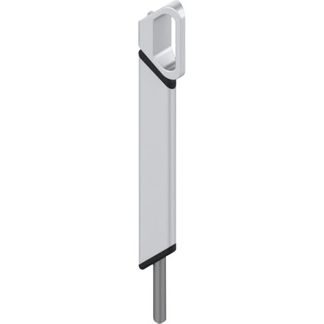 Verrou en applique avec kit gâches - Finition : Blanc RAL9016 - ALMA (1/3)