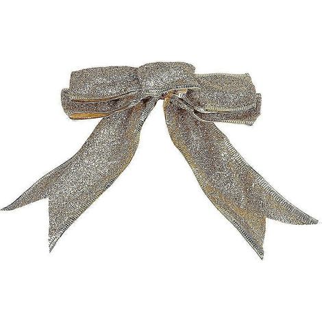 Décorations de Noël : ruban pailleté, nœud, ornements pour sapin de Noël (1/5)