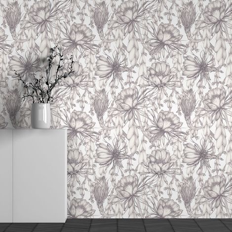Papier peint panoramique - Motif Fleurs - 130 cm x 81 cm (1/3)