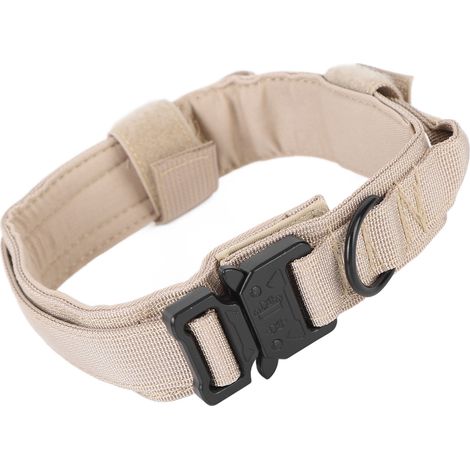 Flexibles, weich gepolstertes Hundehalsband, verstellbar, aus dickem Nylon mit Schnalle, für Outdoor-Aktivitäten, Typ 1 (1/5)