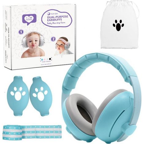 Casque Anti bruit bebe Voyage, Casque Anti Bruit Bébés et Enfant, Casque Protection Auditive Bebe (1/5)