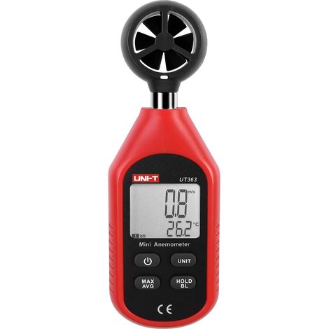 Mini Anémomètre Numérique Appareil de mesure de vent de haute précision Impulseur à main Anémomètre à capteur de vitesse de vent