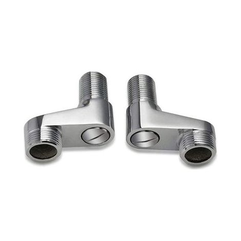 CCYKXA 2 Pack Bathtub Faucet Adapter Adjustable Swing Arm Claw Foot Shower Faucet Bathroom Mixer Tap Accessories Solid Brass