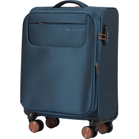 Maleta de cabina blanda TERN Wings de 20" color verde azulado