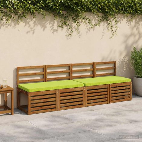vidaXL Cojines para banco de 2 piezas VUGHT 2 uds. 100% Poliéster (1/5)