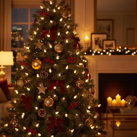 Catena di luci LED per decorazioni natalizie da 19,8 metri (1/4)
